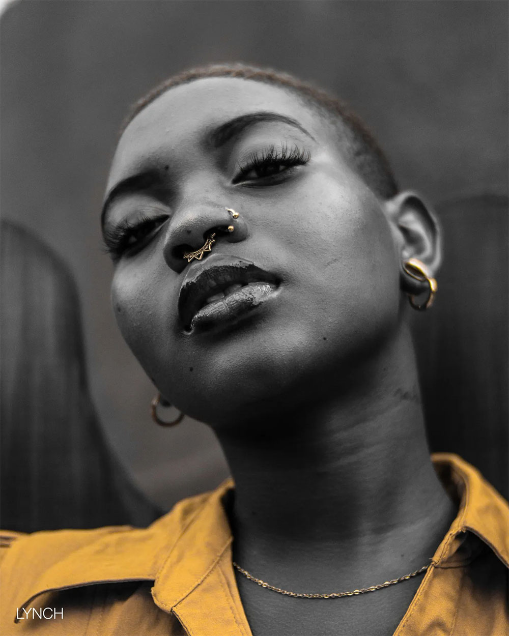 Selective colour portrait